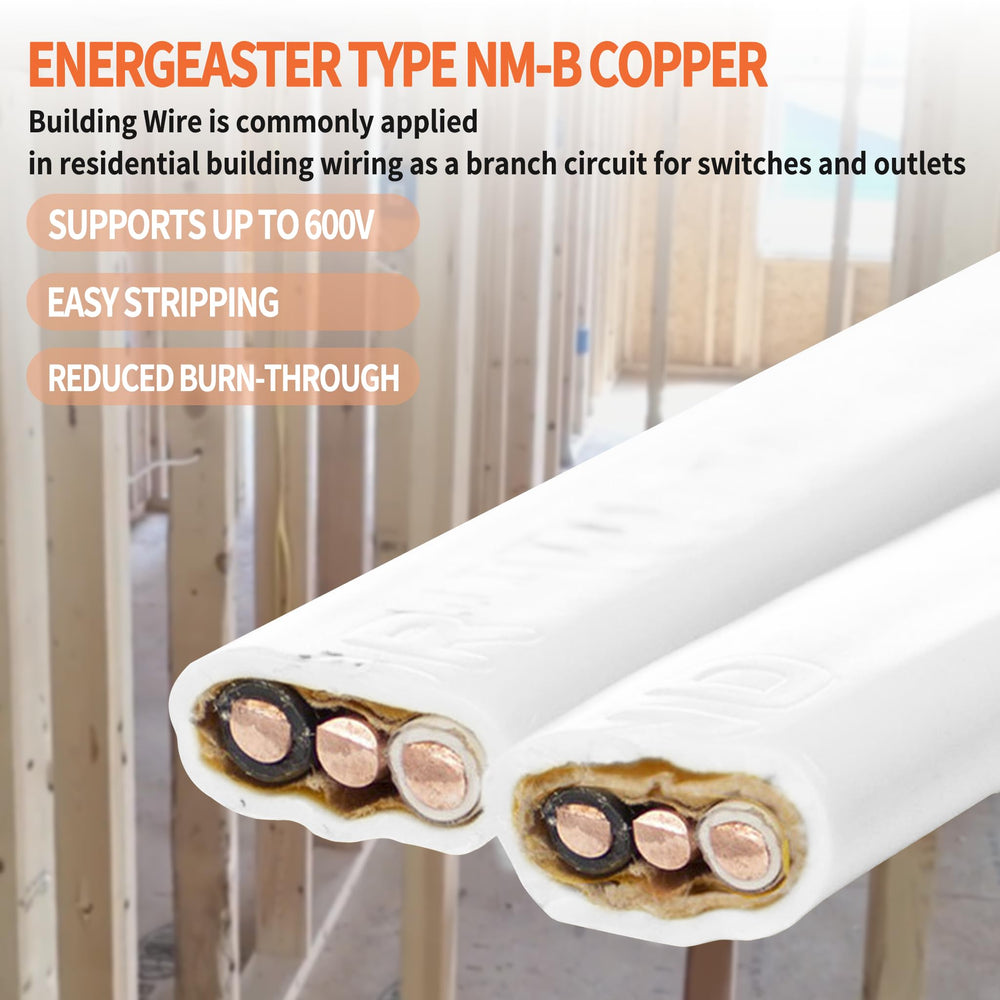 energeaster escena de vivienda con iluminación alimentada por el cable