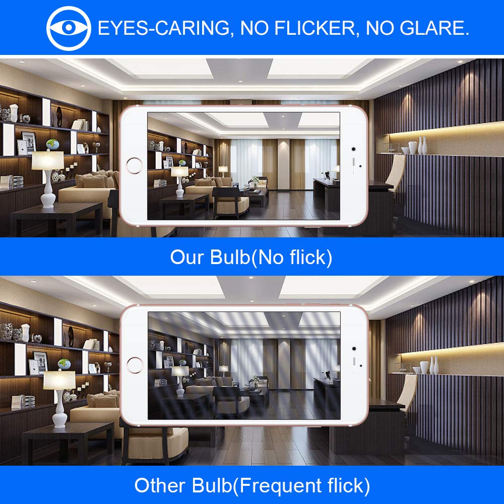 E ENERGETIC LIGHTING in a living room showing warm 2700K lighting for comfortable ambiance
