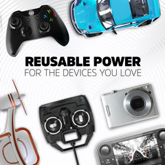 Energizer AAA installed in remote control for reliable household power