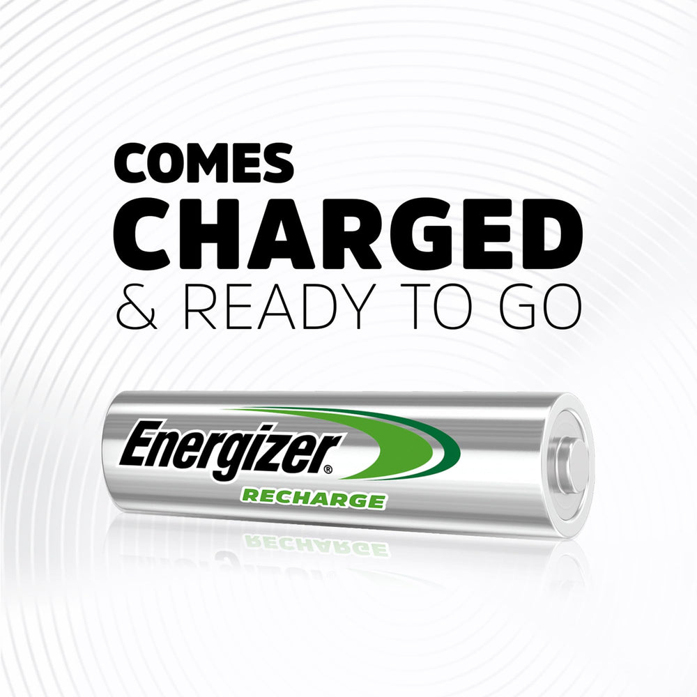 Energizer empaque trasero con información técnica visible y beneficios