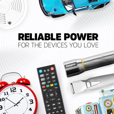 Energizer pilas en uso dentro de un mando, rendimiento estable y prolongado