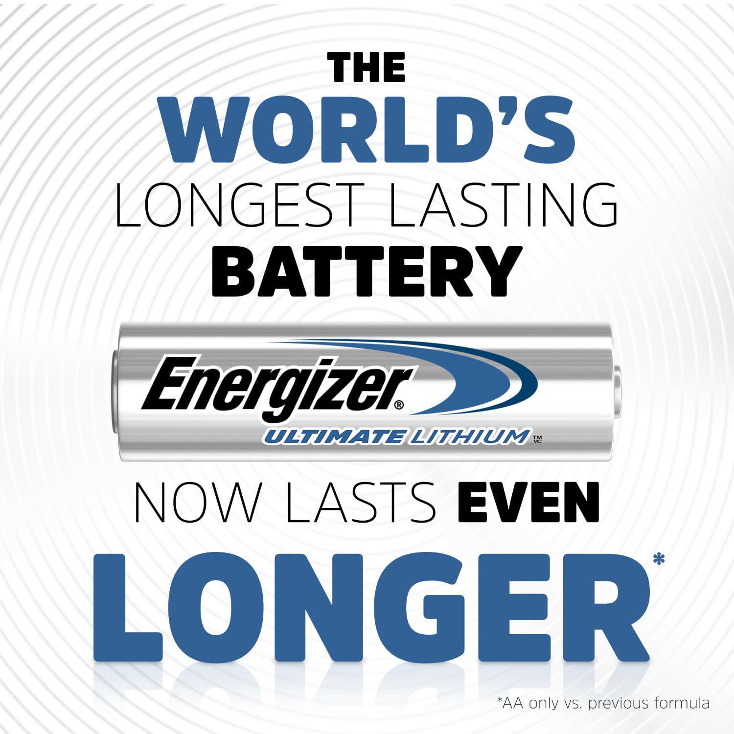 Energizer pilas apiladas mostrando peso reducido para uso en equipos portátiles