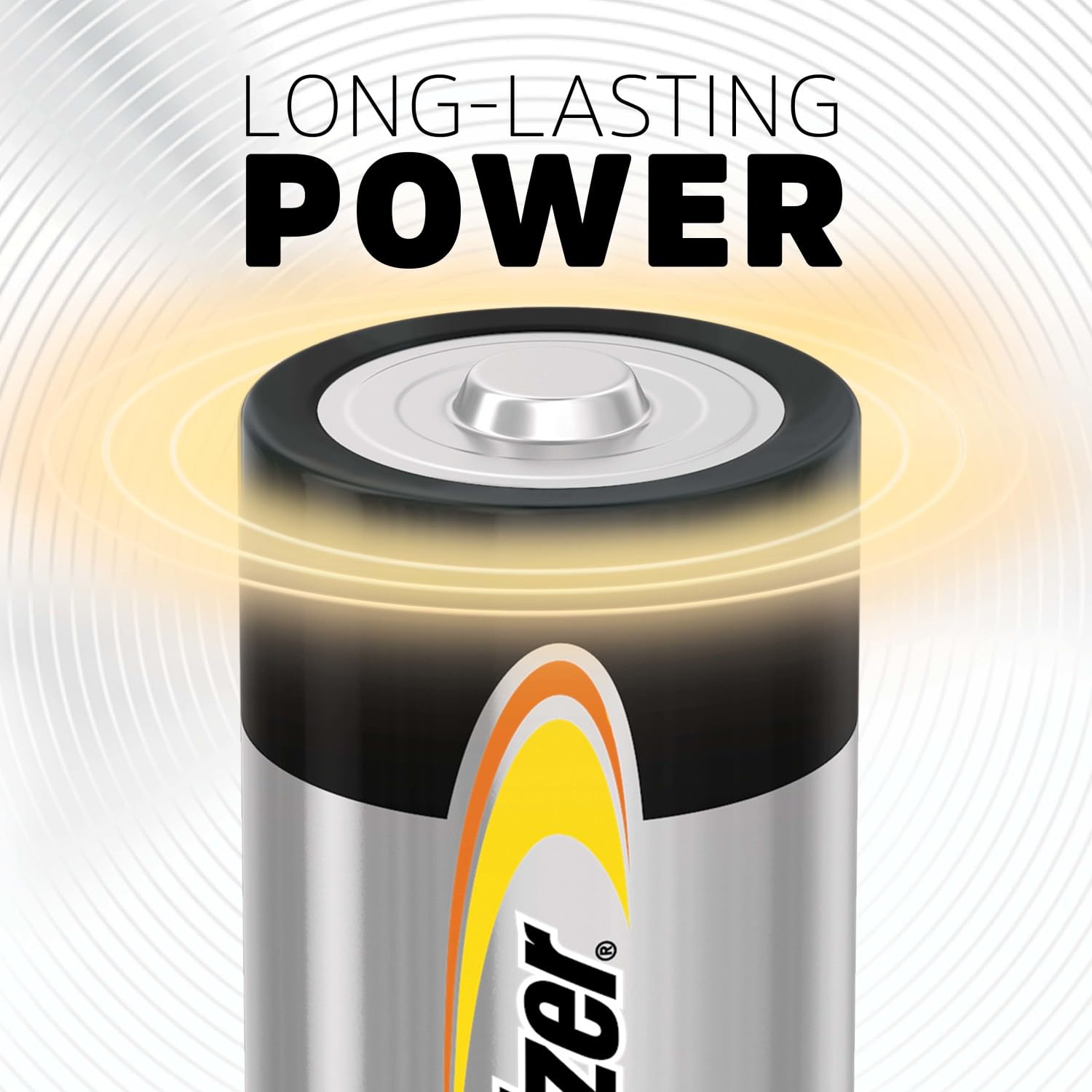 Energizer pilas C dispersas mostrando cilindros listos para usar