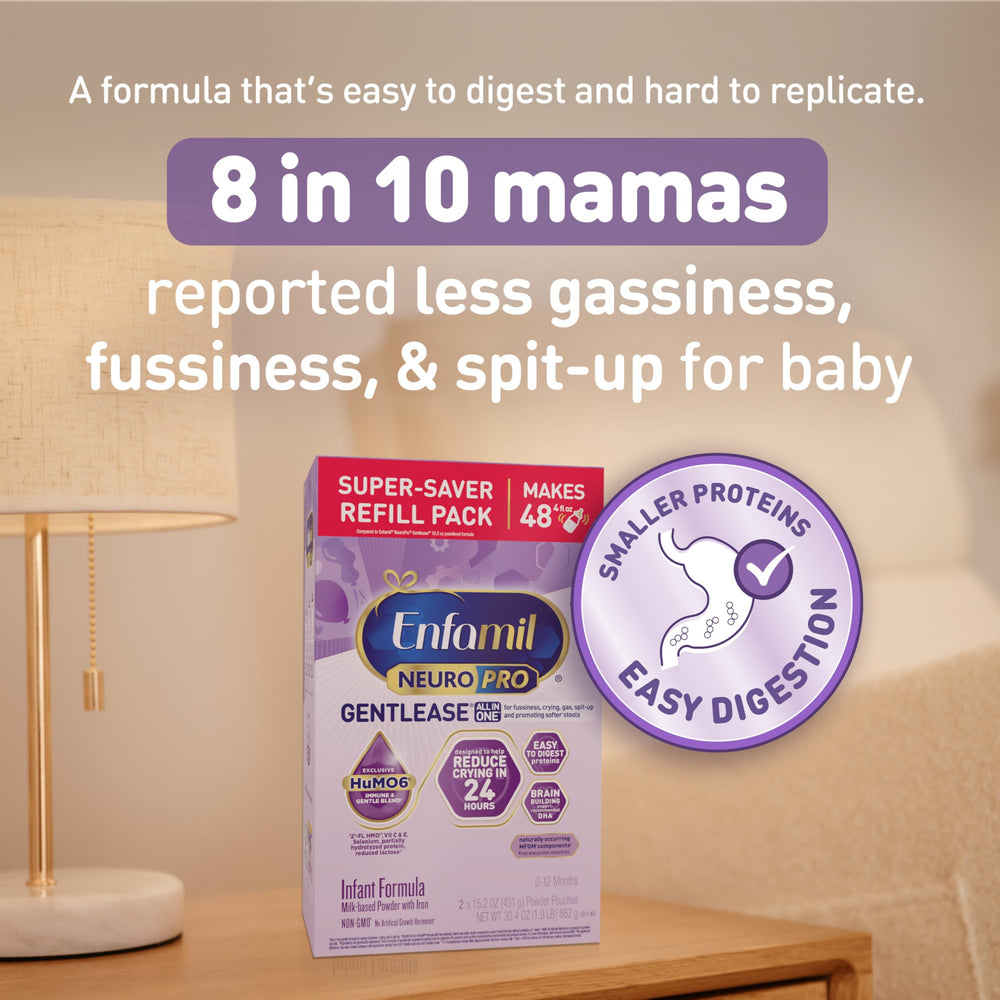 Measuring scoop with Enfamil powder showing accurate portioning benefit