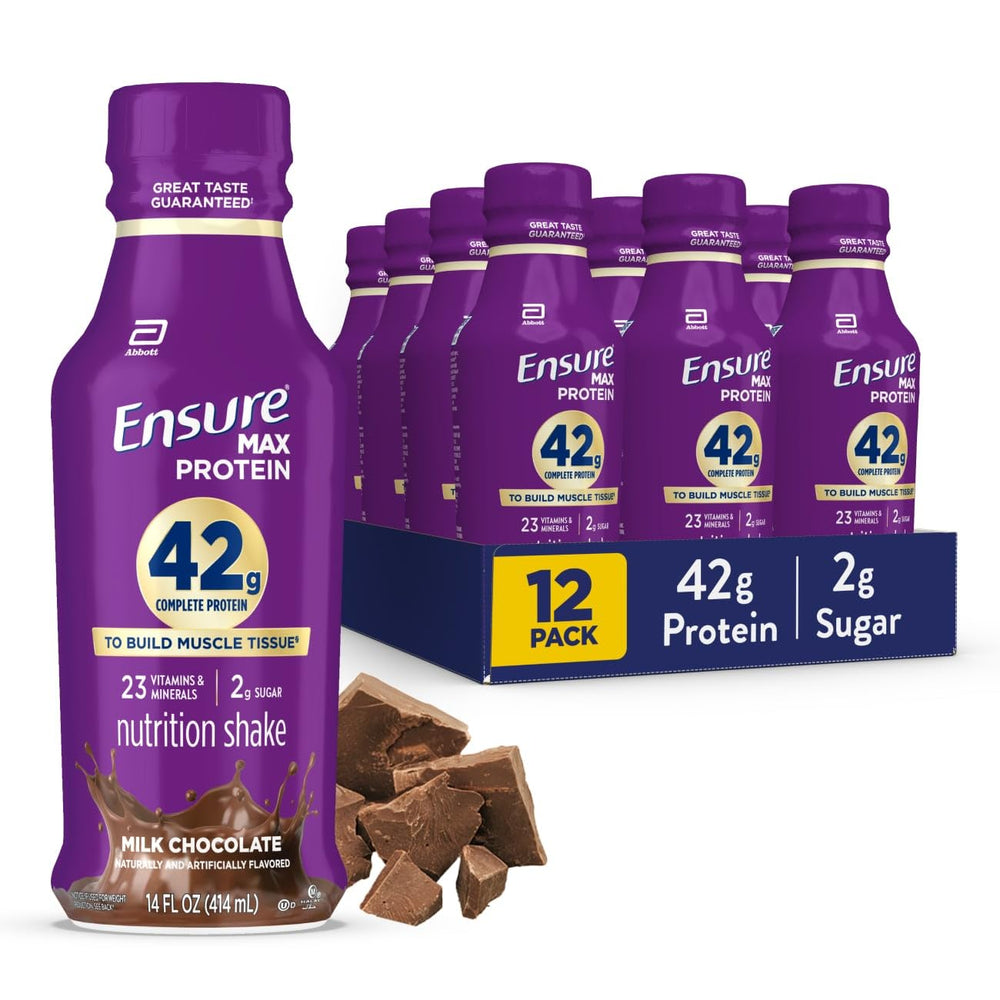 Ensure envase frontal con 42 g de proteína y beneficio práctico