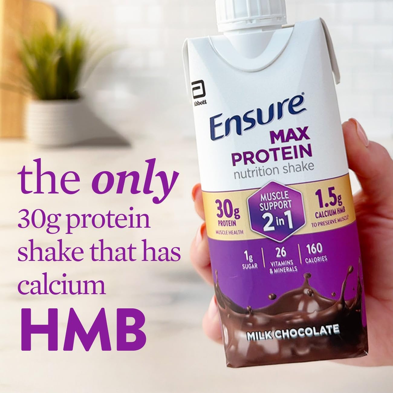 Ensure label ingredients and HMB content visible for ingredient transparency
