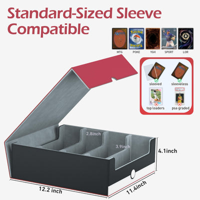 ENTUMO lifestyle gift display presenting the box as a premium present for card collectors