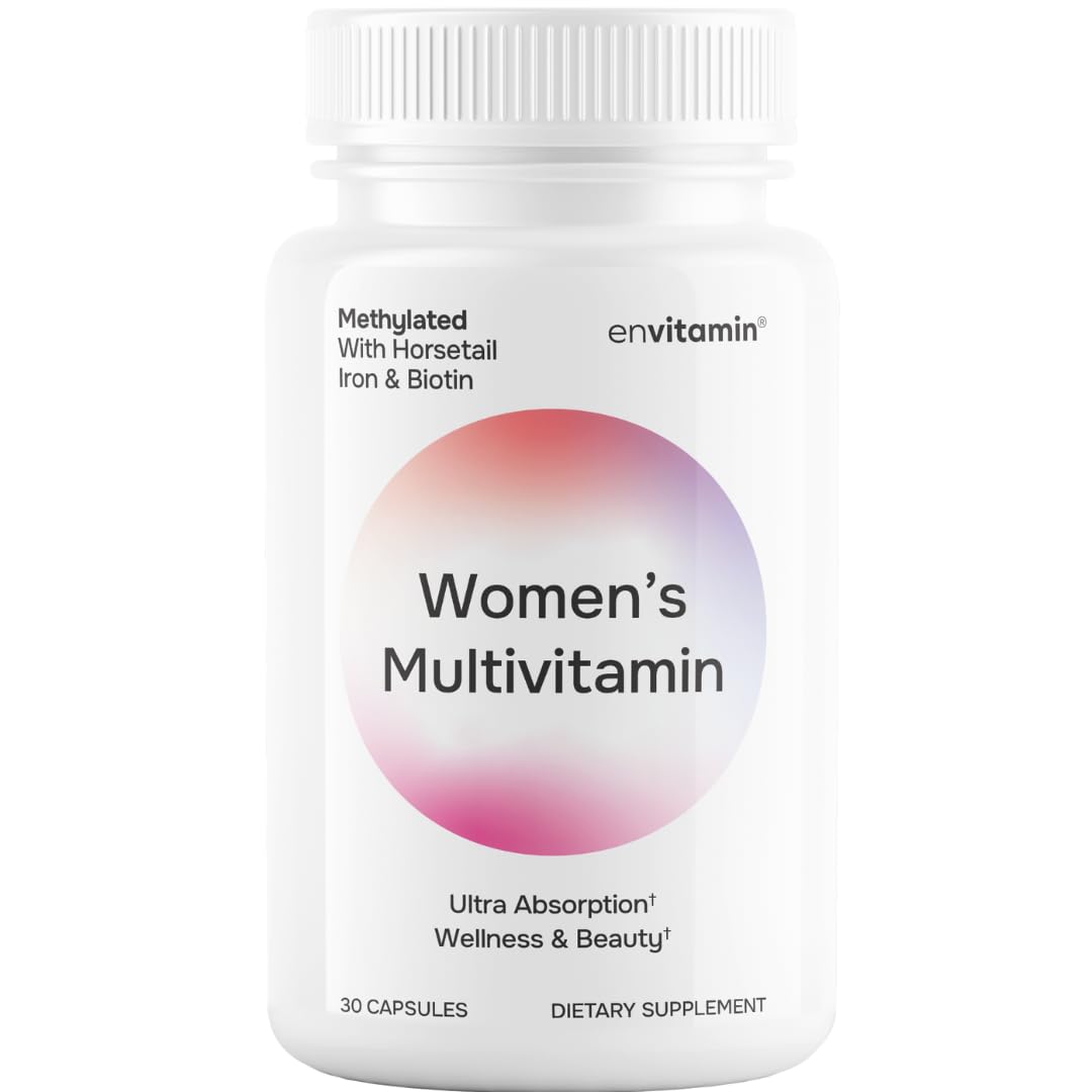 envitamin frente del paquete mostrando la formulación para mujeres y fácil identificación
