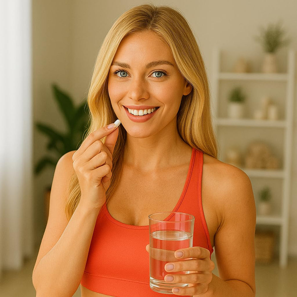 envitamin ingredientes clave reunidos para visualizar folato, hierro y biotina