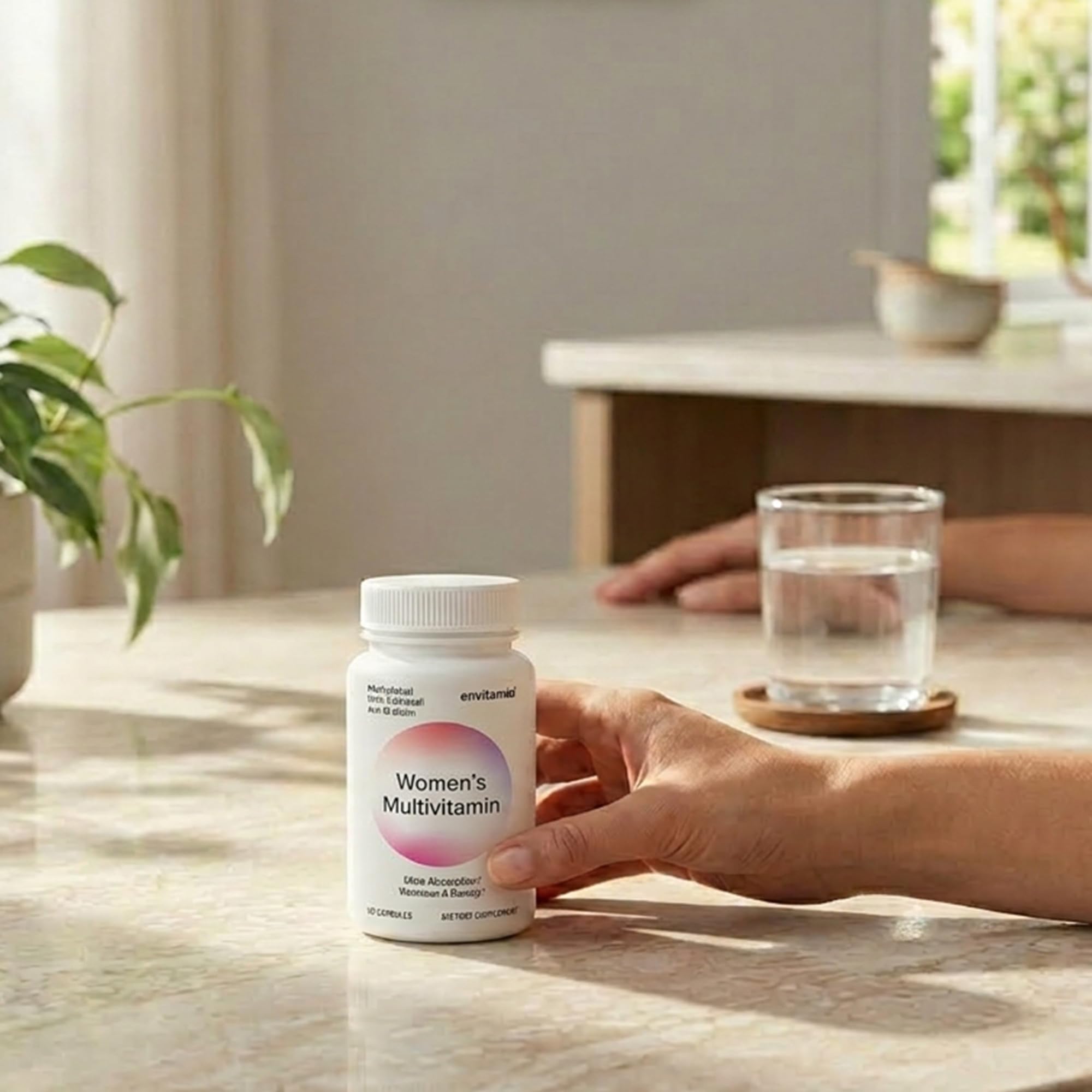 envitamin tabletas en primer plano destacando textura y facilidad de ingestión