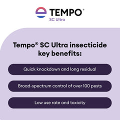 Envu Tempo SC Ultra gota del concentrado mostrando su textura y mezcla fácil