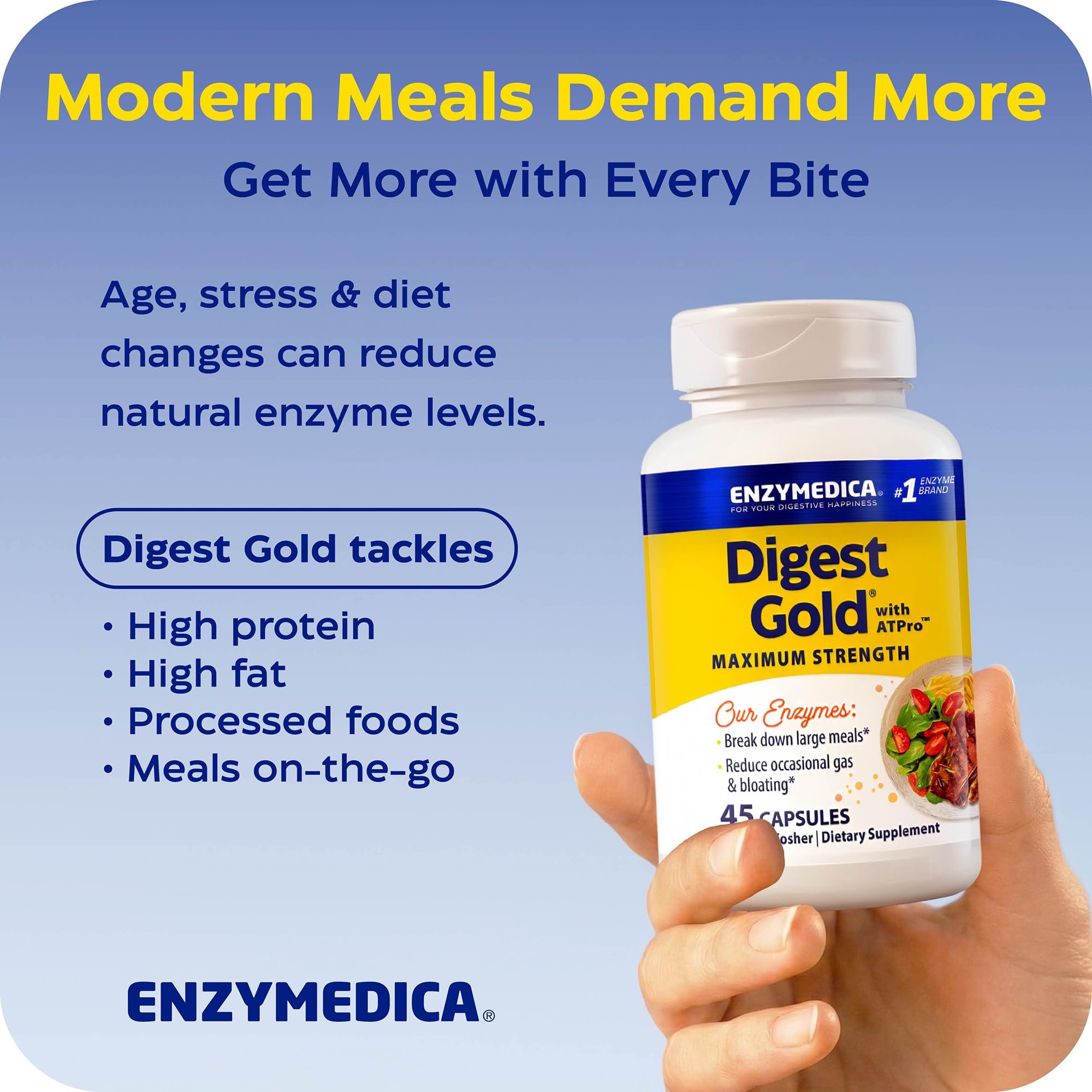Lab technician testing Enzymedica Digest Gold for potency and purity