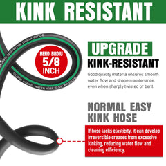 EOOIO manguera en uso regando plantas con flujo constante