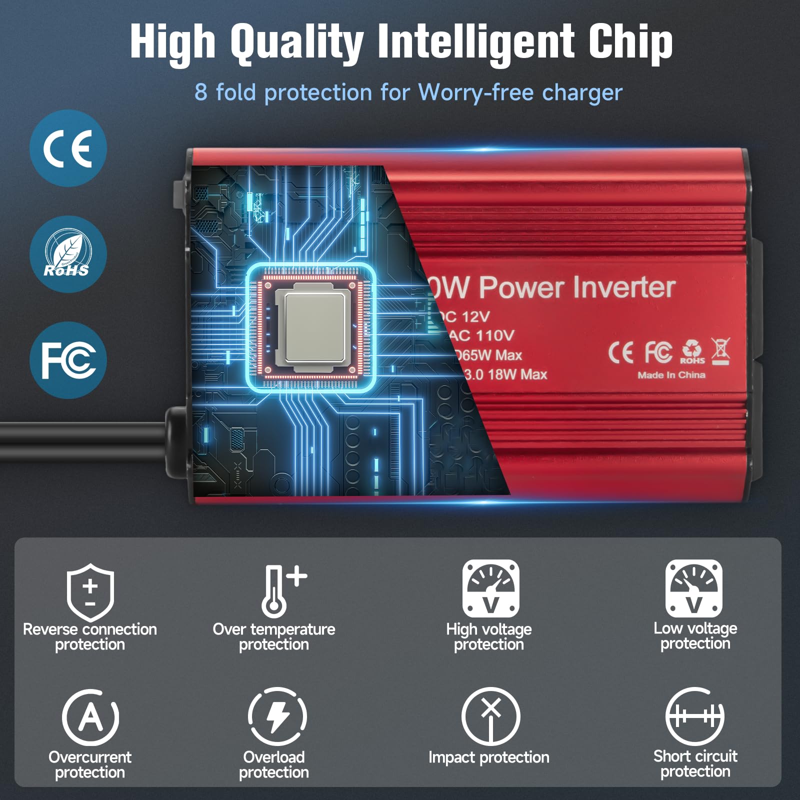 EPANEE close-up of 65W PD USB-C port for fast laptop charging