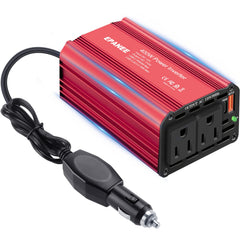 EPANEE front view showing AC sockets and USB ports for versatile charging