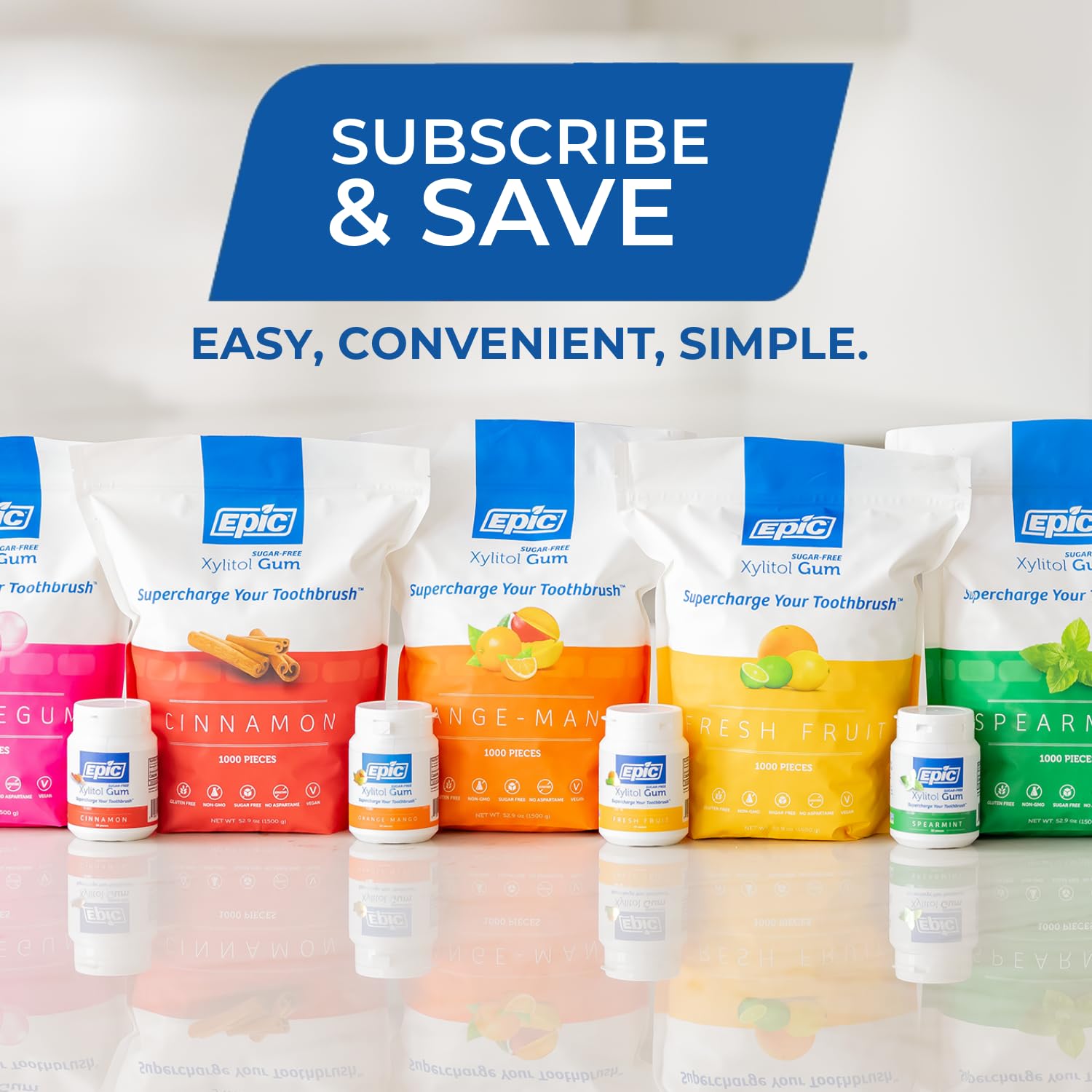 Epic caja multipack con 12 envases para almacenamiento prolongado
