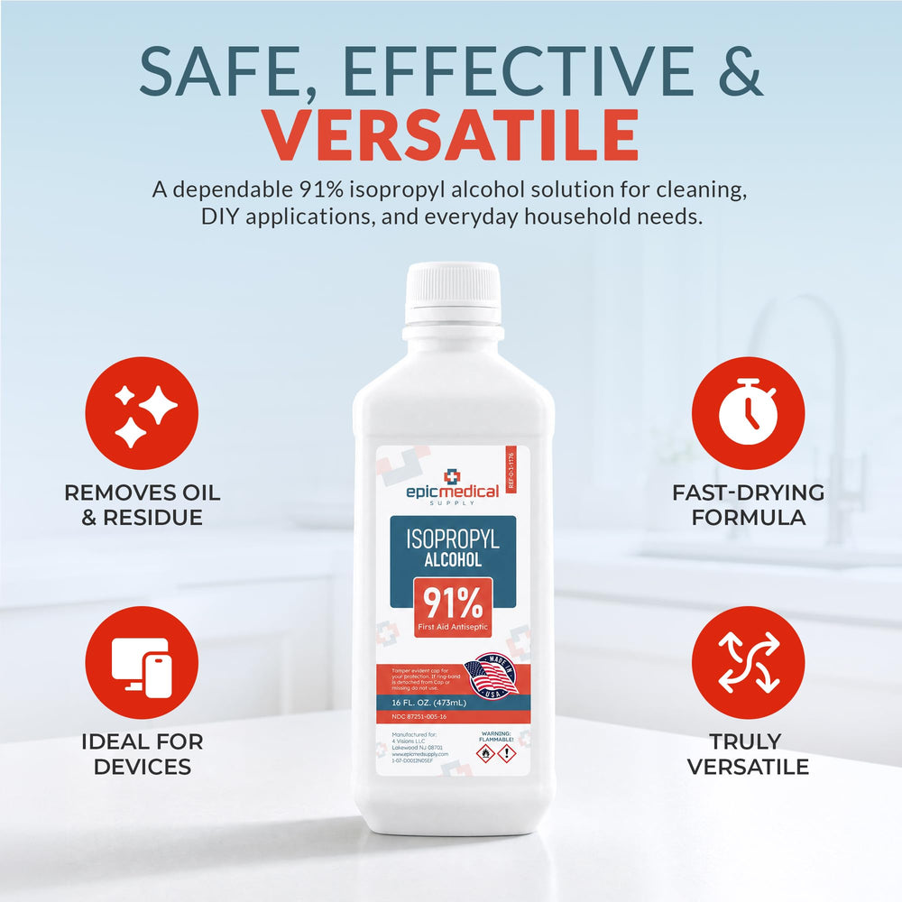 Epic Medical Supply limpiando ventana sin marcas con resultado transparente