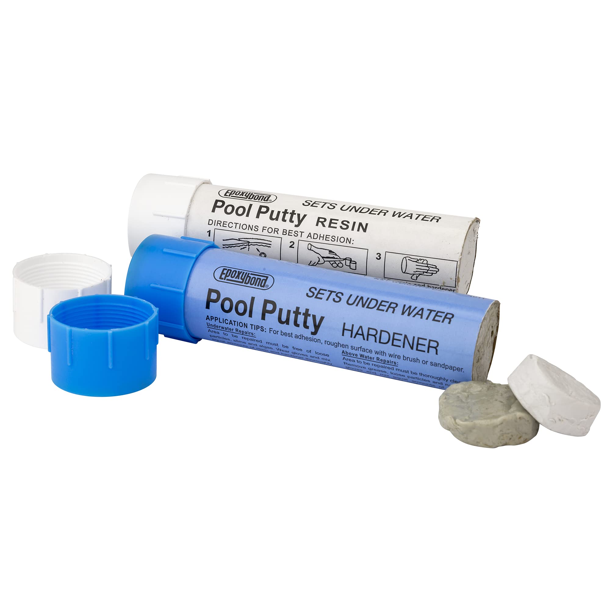 Epoxybond Pool Putty textura de la masilla amasada, fácil moldeado y adhesión