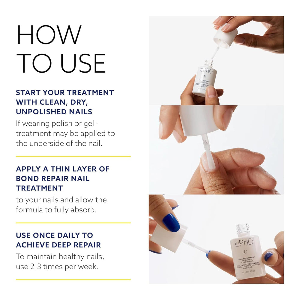 epres ePhD en rutina de manicura como base para esmalte y protección interna