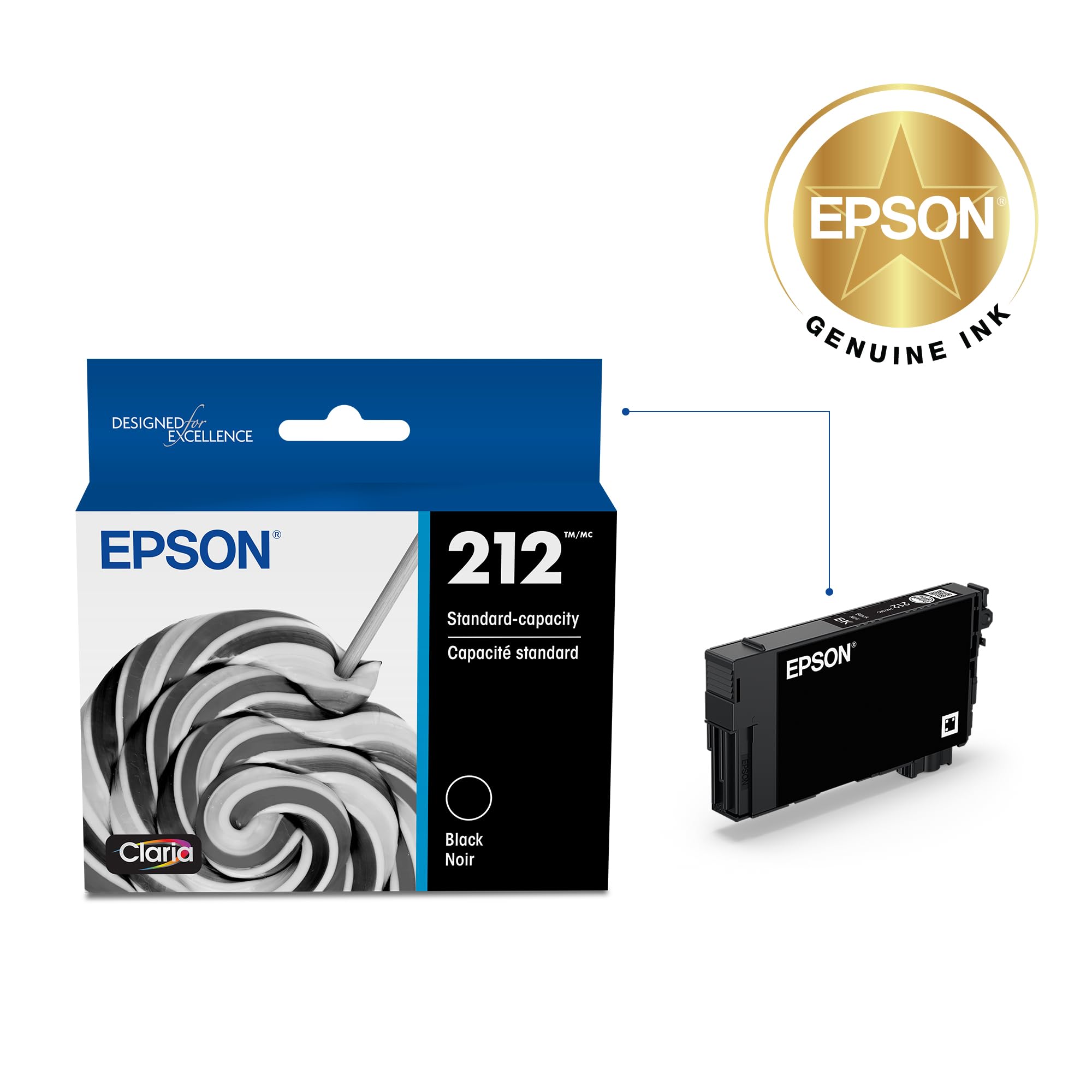 Epson 212 detalle de boquilla para instalación simple y menor riesgo de derrame