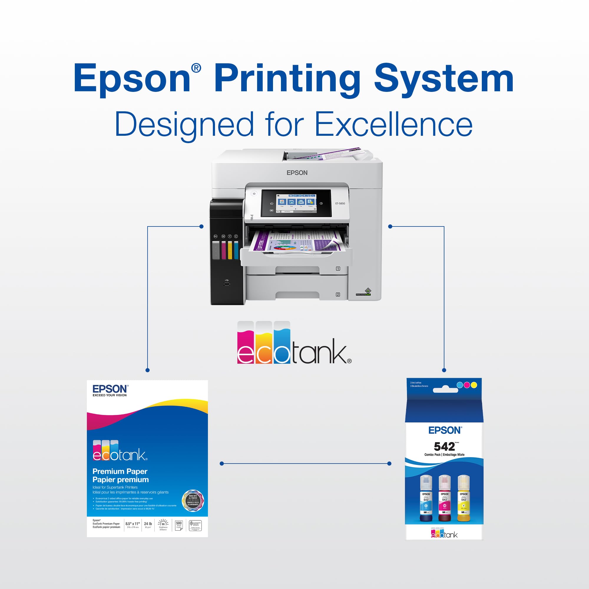 Epson ejemplo de impresión con texto nítido que mejora legibilidad
