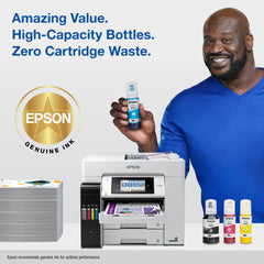 Epson gota de tinta pigmentada mostrando textura y secado rápido