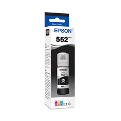 Epson botella 552 frontal mostrando capacidad y beneficio de alta duración