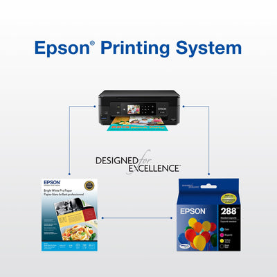 Epson comparativa tamaño en mano, beneficio percepción de escala