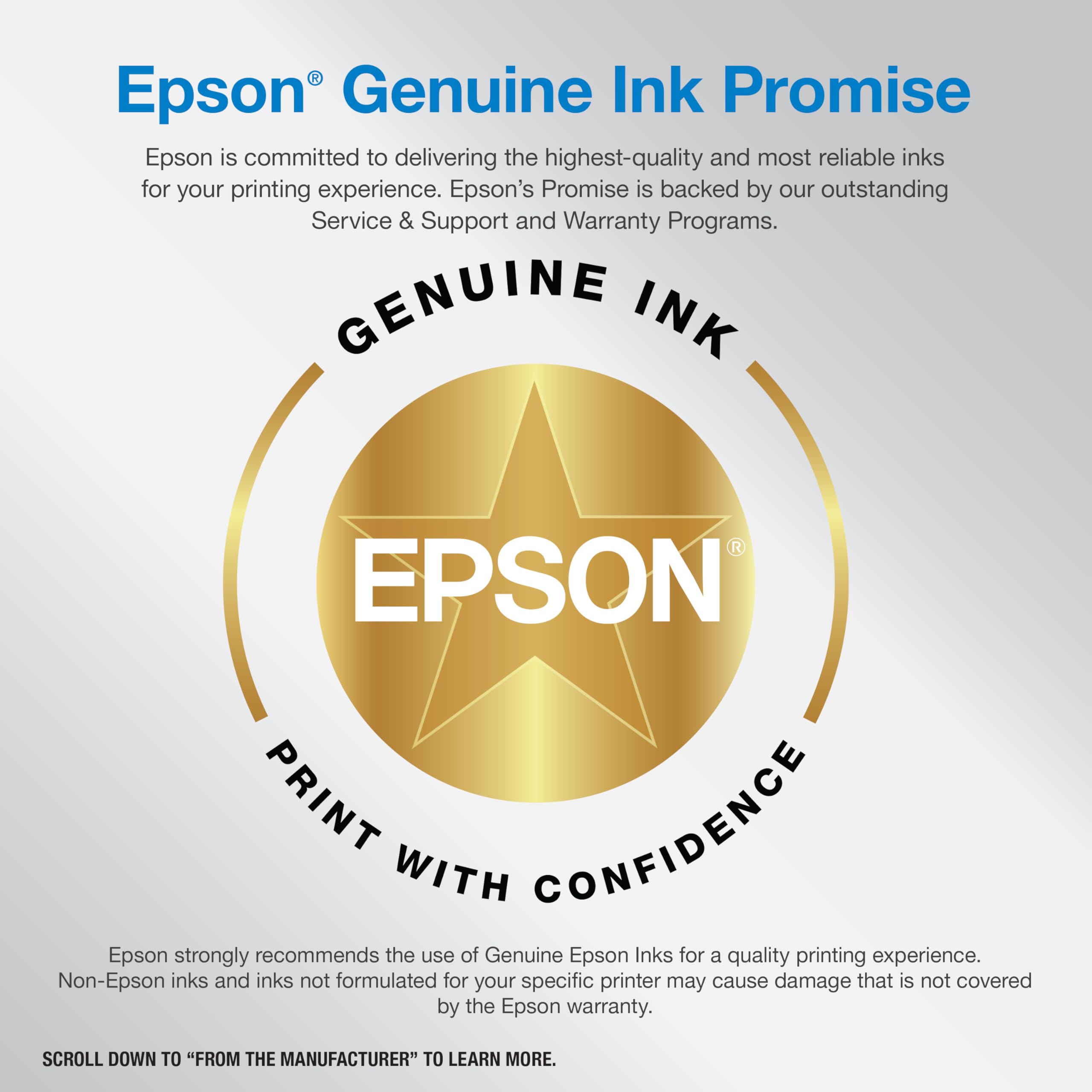 Epson ET-2903 next to laptop showing compact footprint for home offices