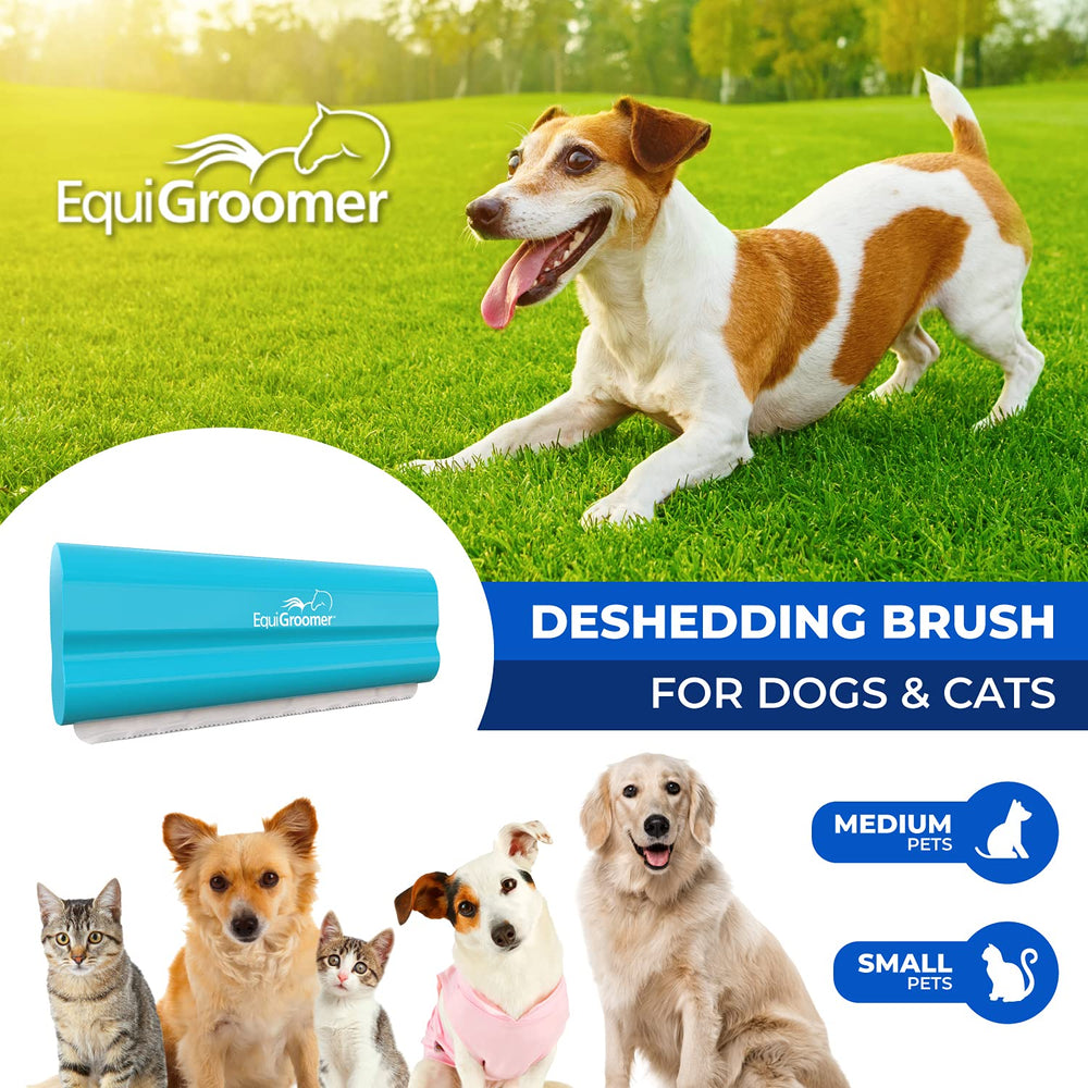 EquiGroomer closeup stainless-steel teeth for gentle undercoat removal