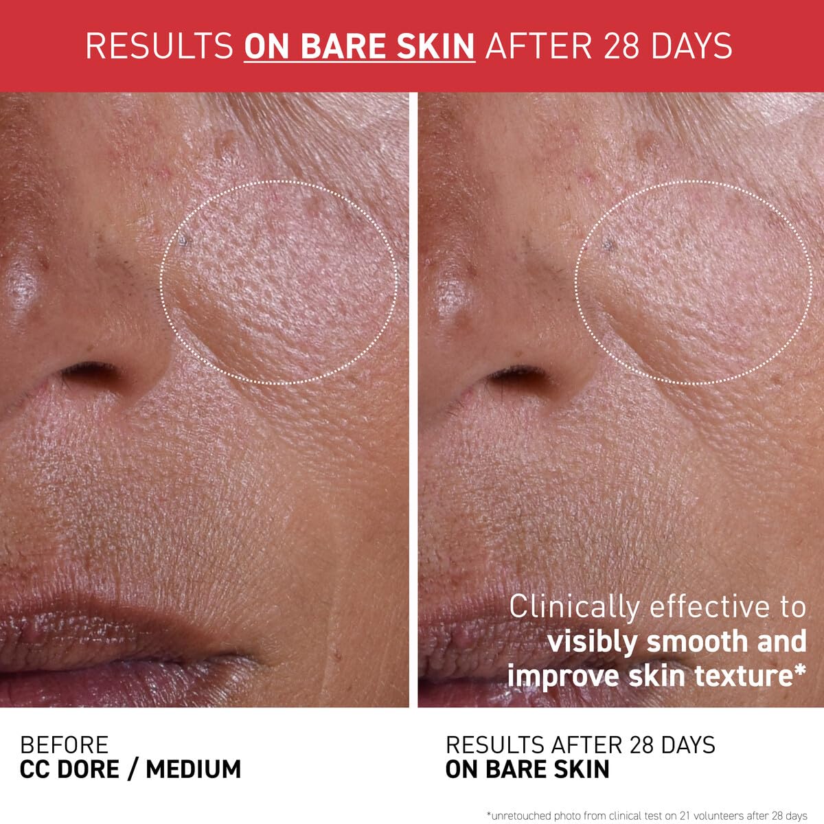 Envase con rótulo Erborian CC Cream Doré que resalta ingredientes y SPF25