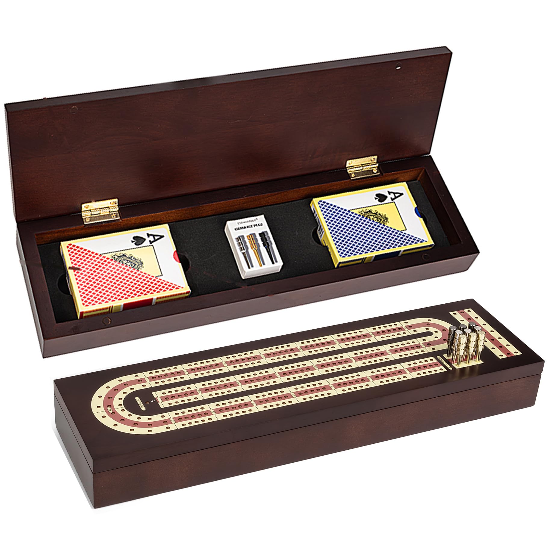 ESENHARBER tablero frontal de madera elegante y portátil, aspecto premium