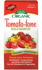 Espoma Tomato-Tone granules texture highlighting natural ingredients benefit