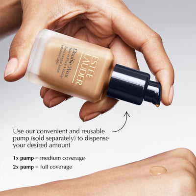 Estée Lauder frasco con bomba opcional para aplicación más controlada