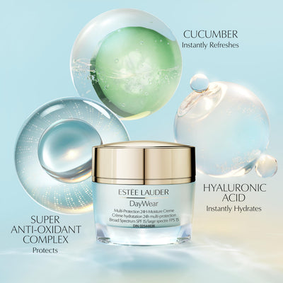 Estée Lauder close-up of cream illustrating smooth emollient finish