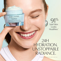 Estée Lauder open jar revealing creamy texture and deep hydration