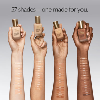 Estée Lauder muestrario de tonos en línea mostrando variedad para elegir