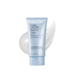 Estée Lauder front packaging showing jar and branding, highlights gentle cleansing