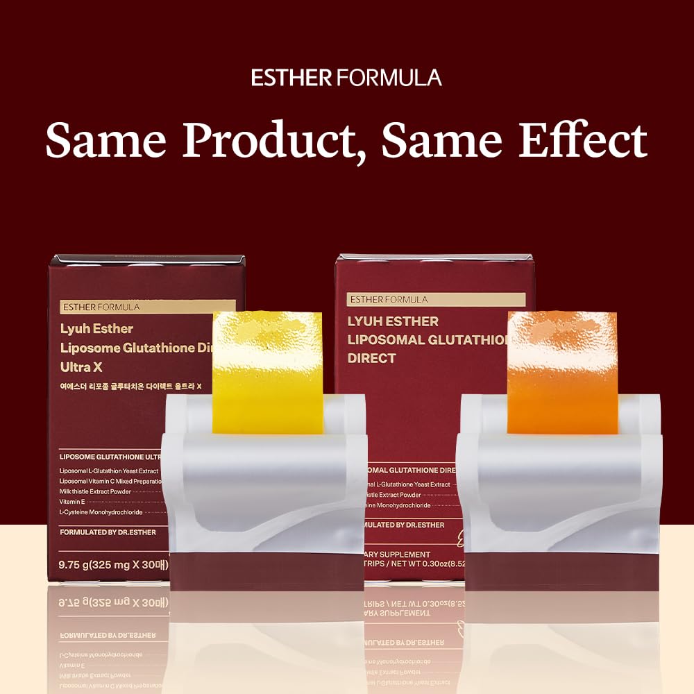 ESTHER FORMULA primer plano de tira que resalta textura y disolución rápida