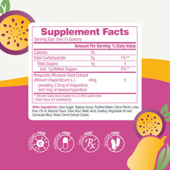 Etiqueta Estroven con lista de ingredientes principal y beneficios claros