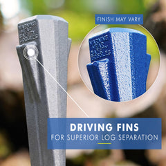 Estwing Sure Split Wedge finned profile detail illustrating increased outward force