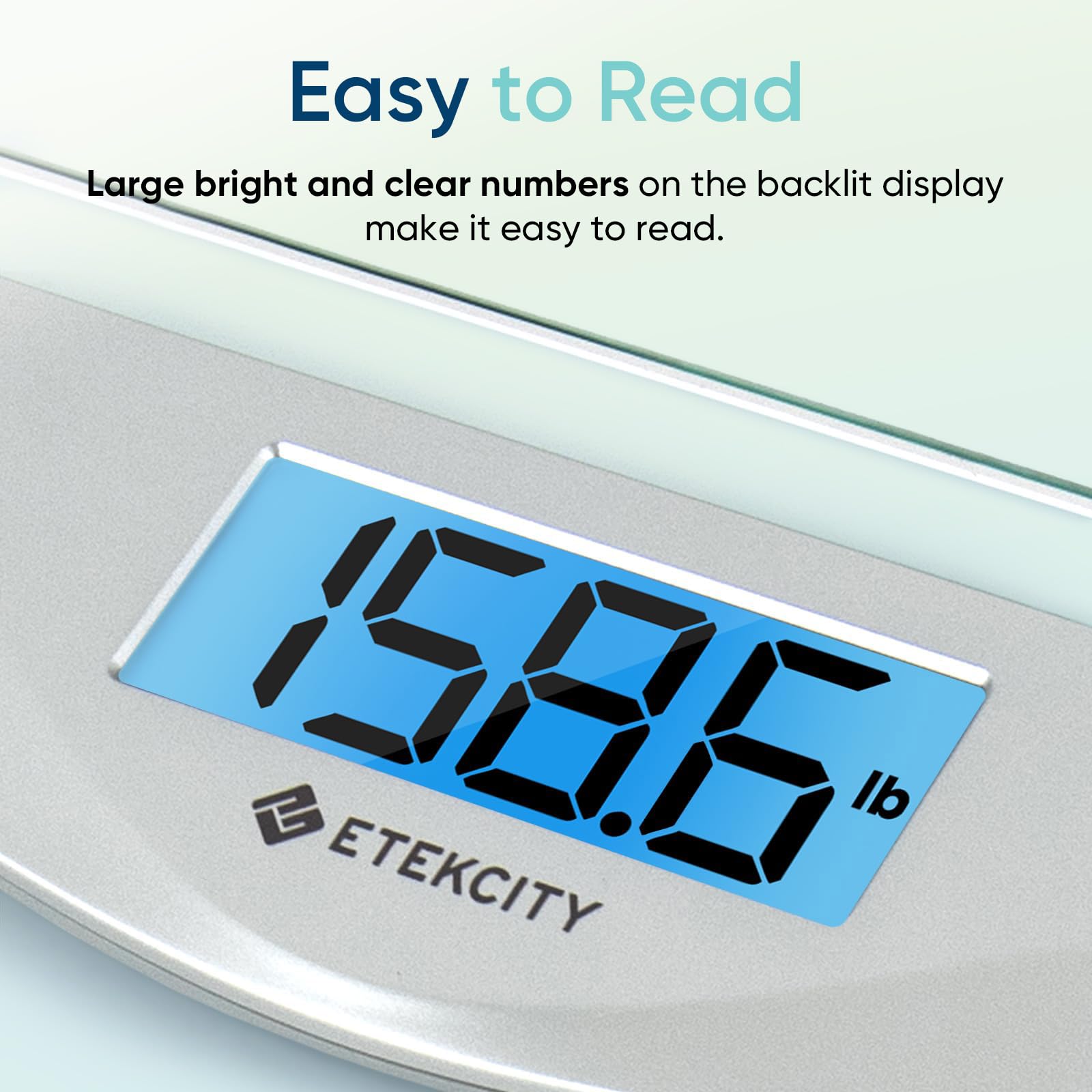 Etekcity cristal templado 6mm mostrando grosor y apariencia resistente