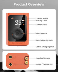 ETENWOLF P300 Plus agujas de latón guardadas en compartimento seguro