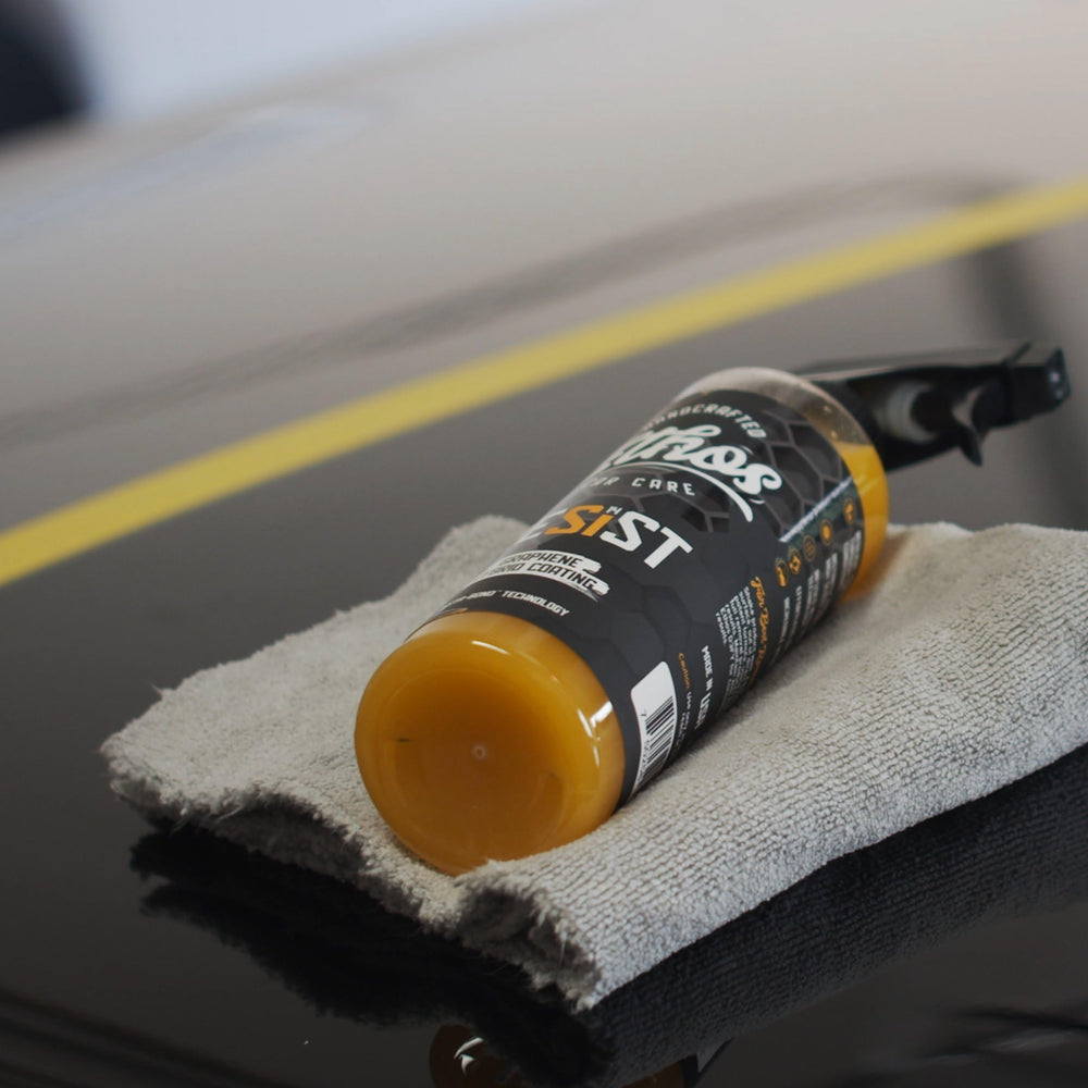 Ethos Handcrafted Car Care textura del spray para acabado más liso