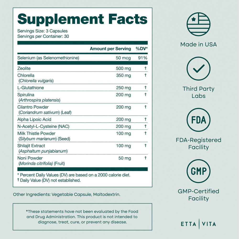 Etta Vita capsules close-up highlighting vegan capsule texture and ease