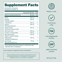 Etta Vita capsules close-up highlighting vegan capsule texture and ease