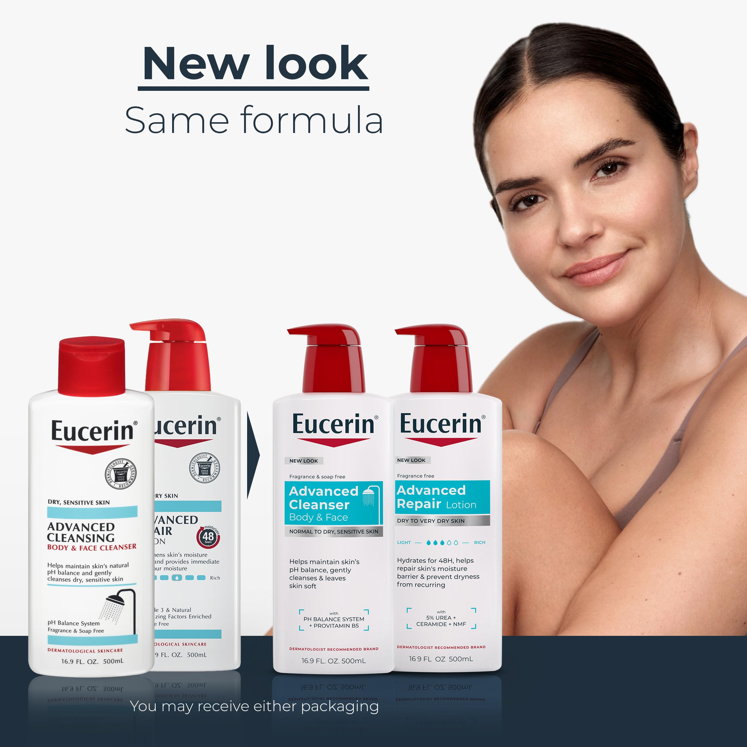 Eucerin textura de loción rápida absorción para hidratación prolongada