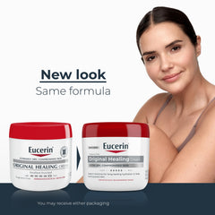 Eucerin textura de crema densa en detalle para hidratación intensa