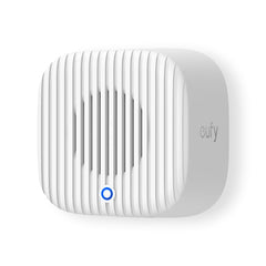 eufy Security Chime 2 front view showing compact design and easy placement benefit