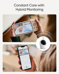 eufy Security E21 closeup of 4K lens and pan motor highlighting sharp detail